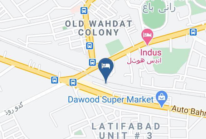 Karachi - Hotel Paradise Lounge Maps