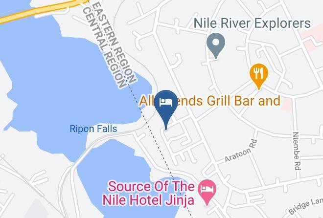 Jinja Municipality - Hotel Paradise On The Nile Maps