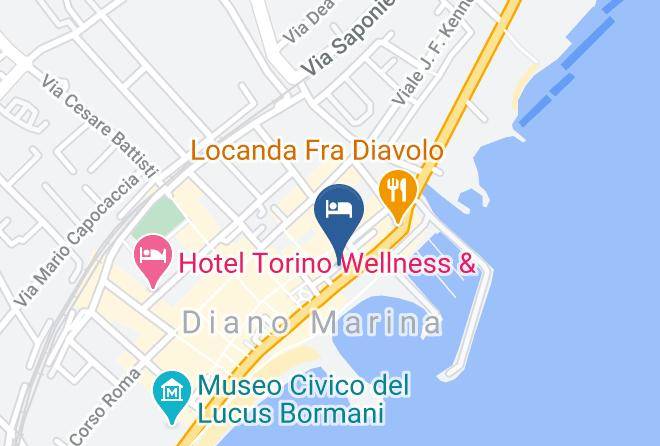 Imperia - Hotel Paradiso Di Milvia Gandolfo Maps