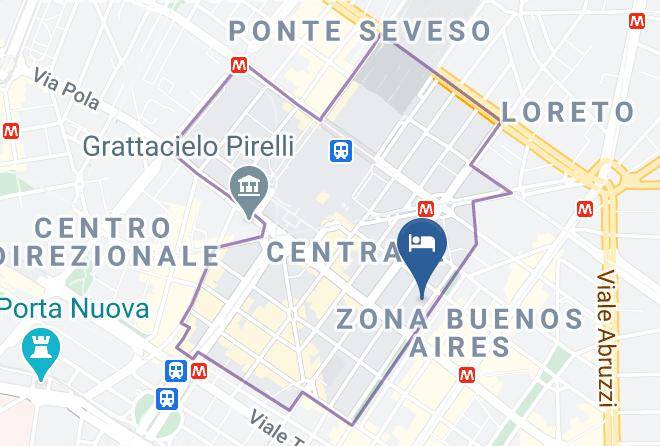 Milan - Hotel Paradiso Maps