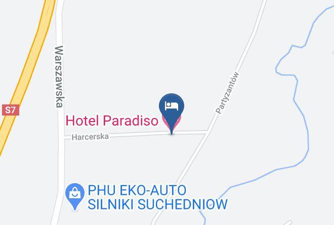 Skarzyski - Hotel Paradiso Maps