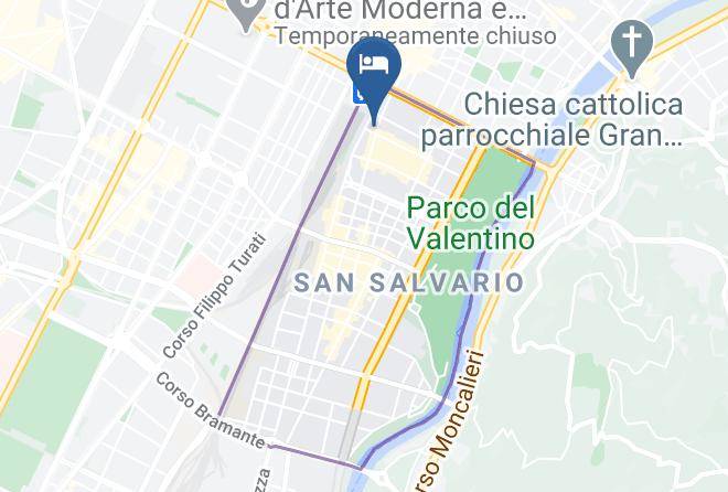 Turin - Hotel Paradiso Maps
