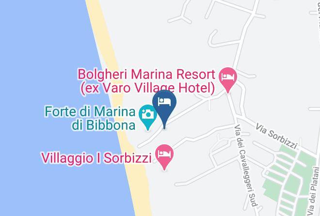 Leghorn - Hotel Paradiso Verde Maps