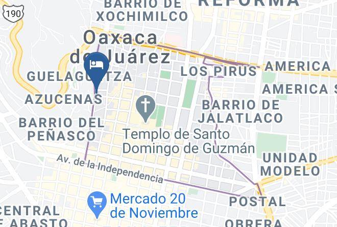Oaxaca De Juarez - Capital O Hotel Parador Crespo Maps