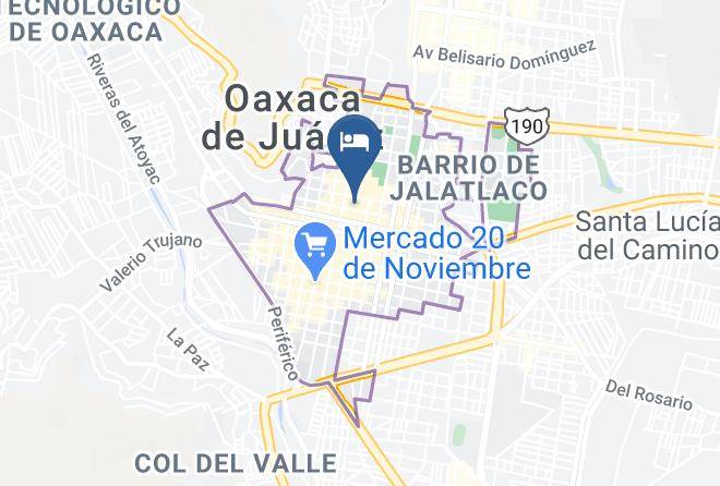 Oaxaca De Juarez - Hotel Parador De Alcala Oaxaca Maps