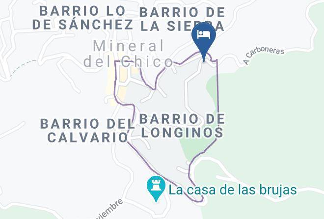 Mineral Del Chico - Hotel Parador Del Bosque Maps