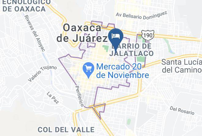 Oaxaca De Juarez - Hotel Parador Del Dominico Maps