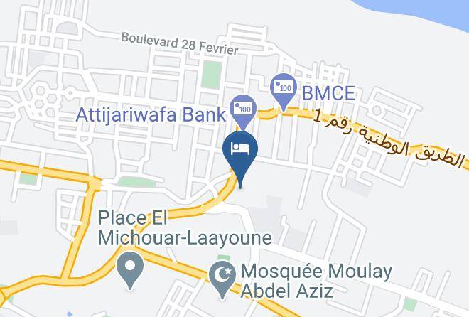 Laayoune - Hotel Parador Laayoune Maps