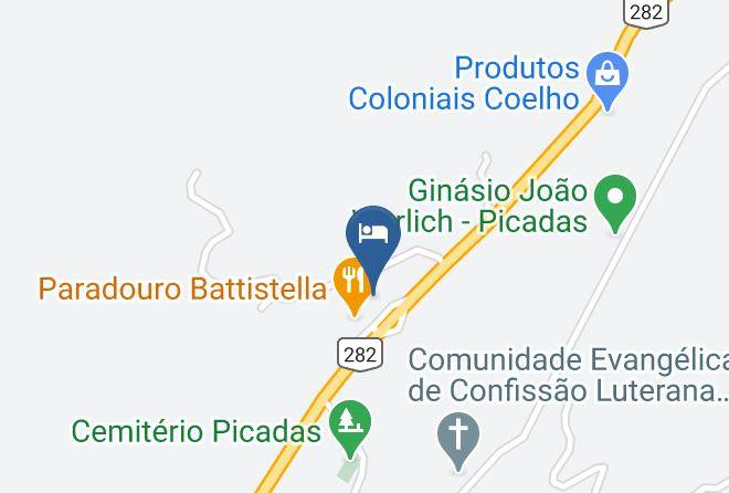 Alfredo Wagner - Hotel Paradouro Maps