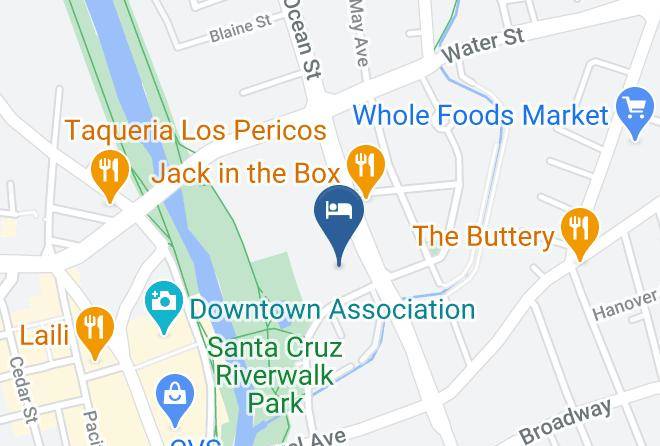 Santa Cruz - Hotel Paradox Autograph Collection Maps