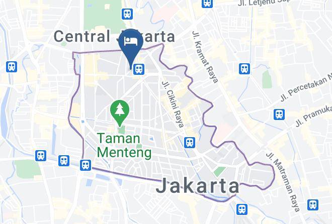 Central Jakarta - Hotel Paragon Maps