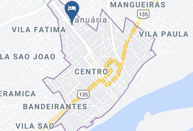 Januaria - Hotel Paraguassu Maps