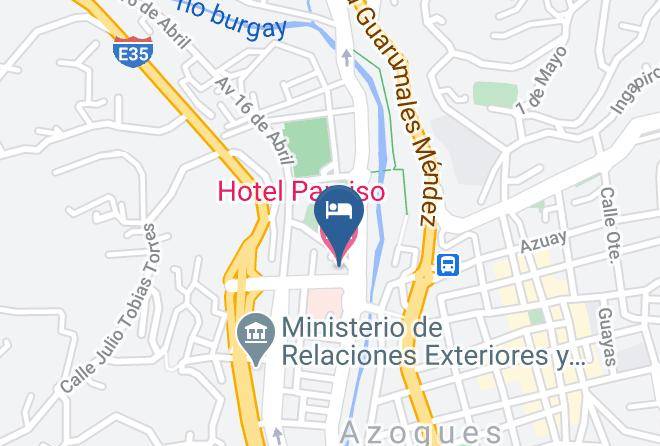 Azogues - Hotel Paraiso Maps