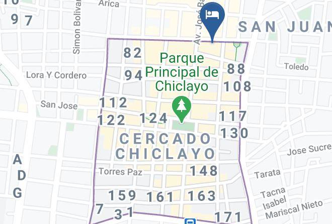 Chiclayo - Hotel Paraiso Maps