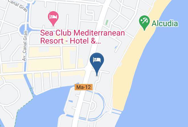 Baleares - Hotel Paraiso De Alcudia Maps