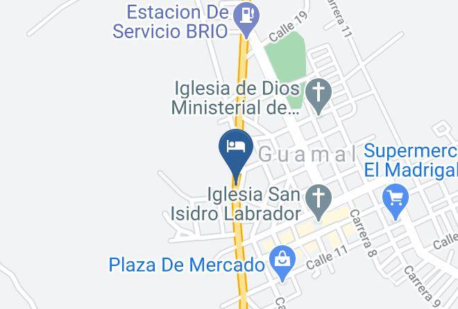 Guamal - Hotel Paraiso Del Llano Bicentenario Maps