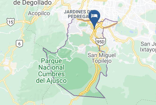 Tlalpan - Hotel Paraiso Del Sur Maps