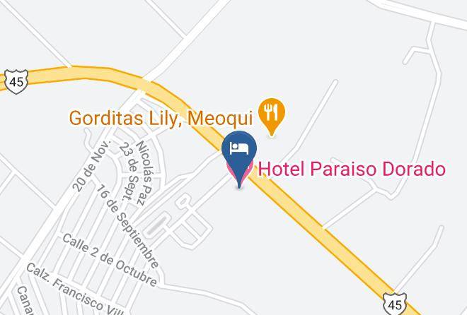 Meoqui Municipality - Hotel Paraiso Dorado Maps