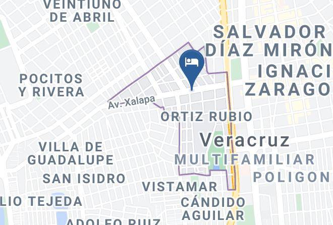 Veracruz Pascual Ortiz Rubio - Hotel Paraiso Express Maps