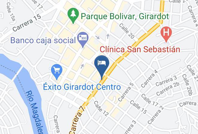 Girardot - Hotel Paraiso Hawaii Giradot Maps