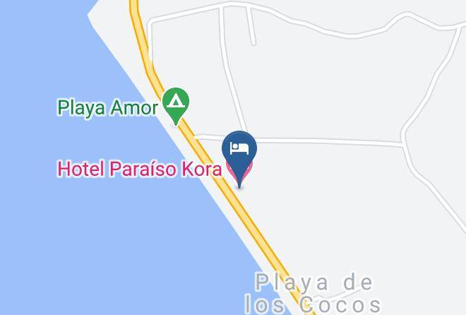 Hotel Paraiso Kora Map