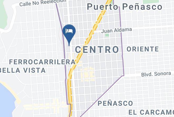 Puerto Penasco Municipality - Hotel Paraiso Maps