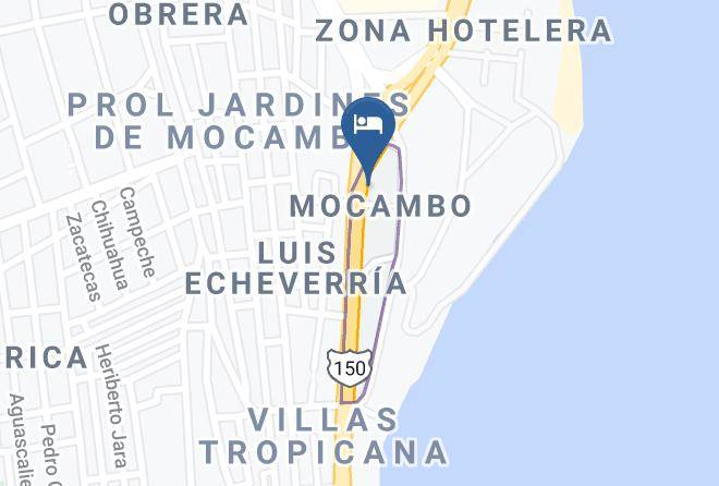 Boca Del Rio - Hotel Paraiso Suites Maps