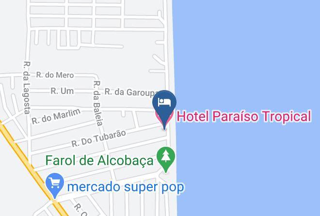 Alcobaca - Hotel Paraiso Tropical Maps