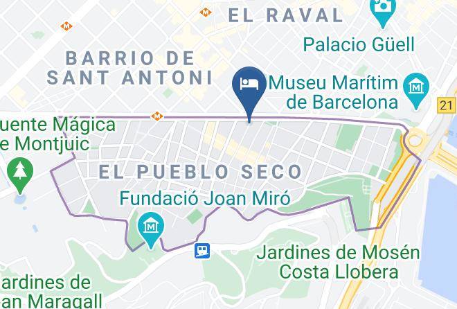 Barcelona - Hotel Parallel Maps