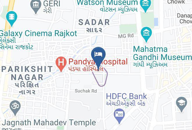 Rajkot - Hotel Paramount Inn Maps