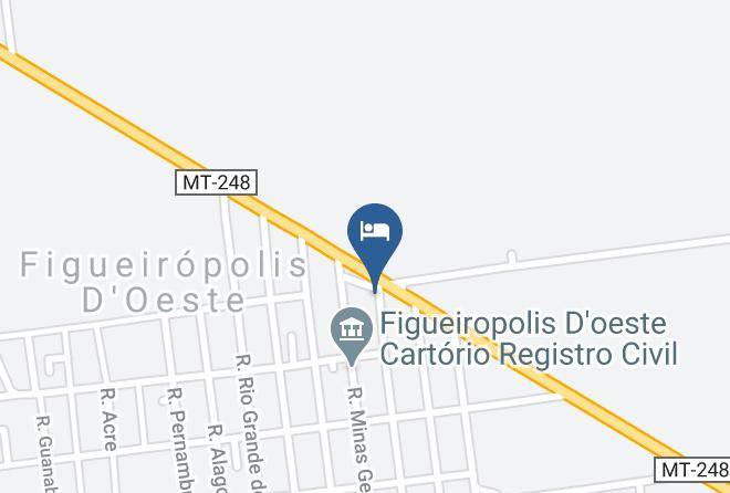 Figueiropolis D Oeste - Hotel Parana Maps