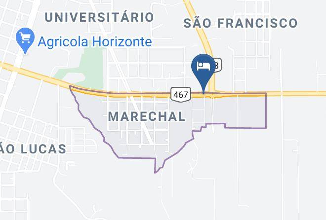 Marechal Candido Rondon - Hotel Parana Maps
