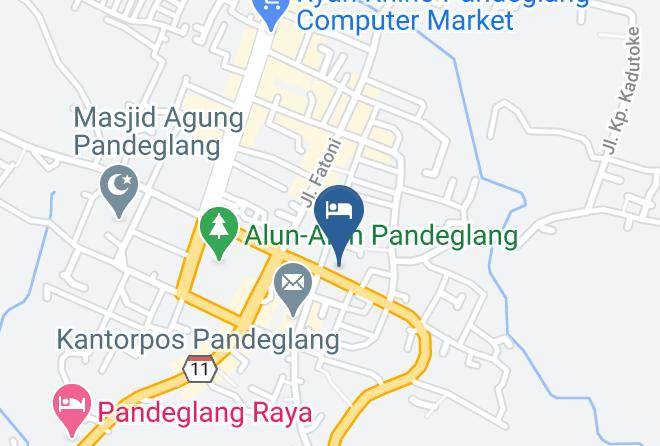 Pandeglang Regency - Hotel Paranti Maps