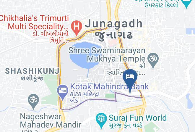 Junagadh - Hotel Paras Junagadh Maps