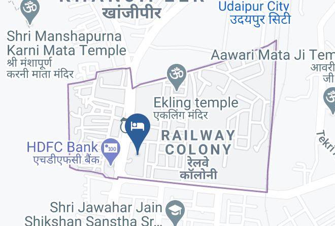 Udaipur - Hotel Paras Mahal Maps