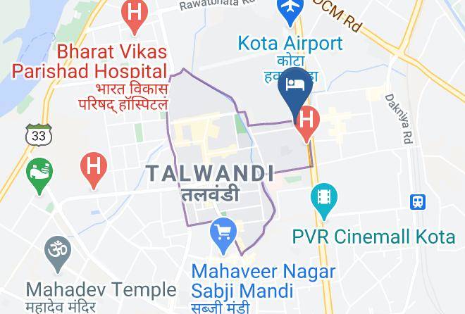 Kota - Hotel Paras Royale & Banquet Maps