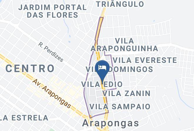 Hotel Parati Arapongas Map