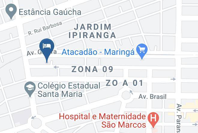 Maringa - Hotel Parati Maps