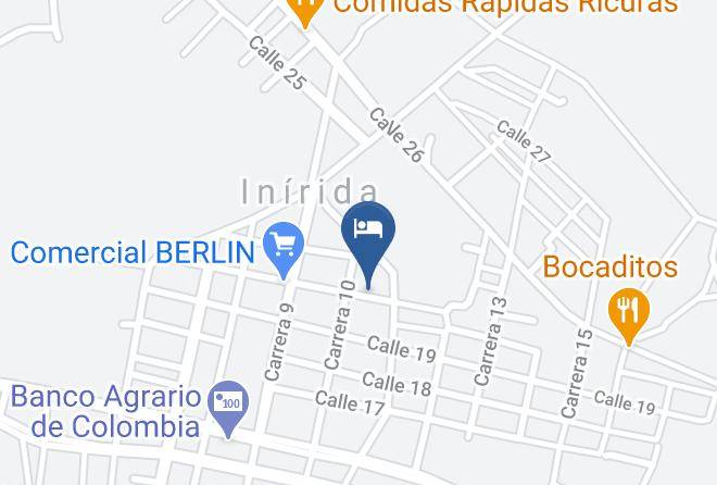 Inirida - Hotel Parature Maps