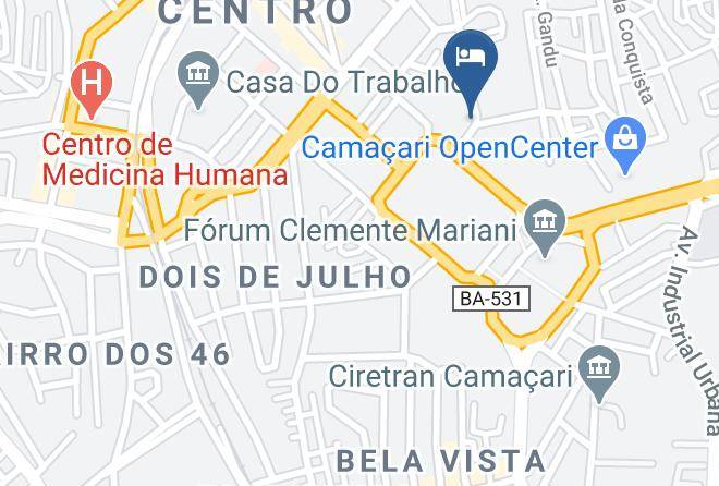 Camacari - Hotel Paraty Maps