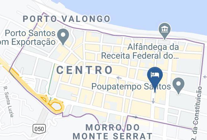 Santos - Hotel Paraty Maps