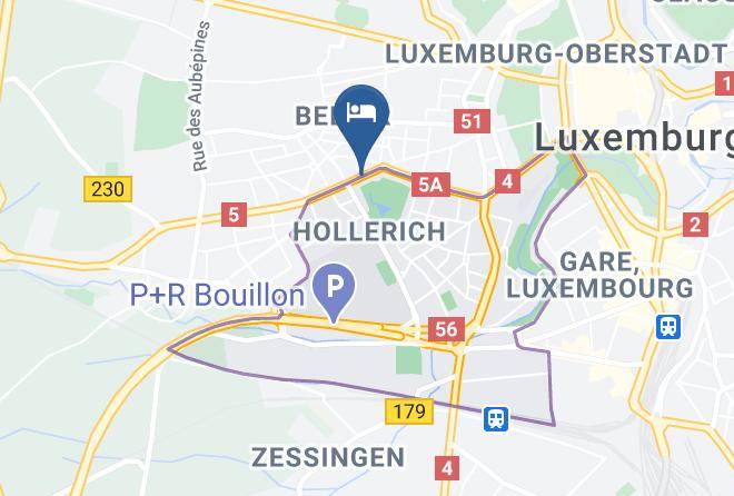 Luxembourg - Hotel Parc Belair Maps