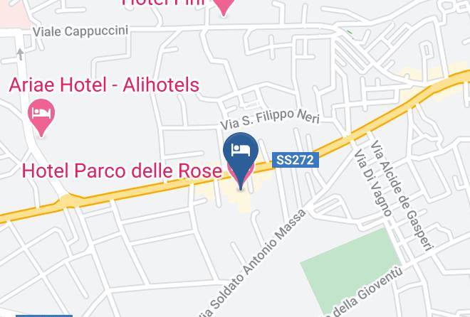 Foggia - Hotel Parco Delle Rose Maps