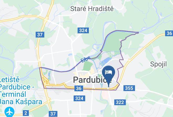 Pardubice - Hotel Pardubice Maps