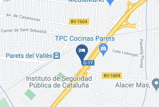 Barcelona - Hotel Parets Maps