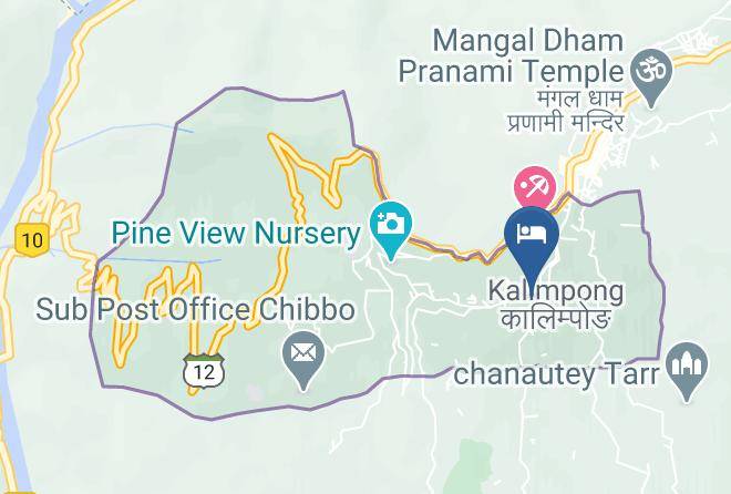 Kalimpang - Hotel Parijat Maps