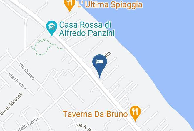 Rimini - Hotel Parini Maps