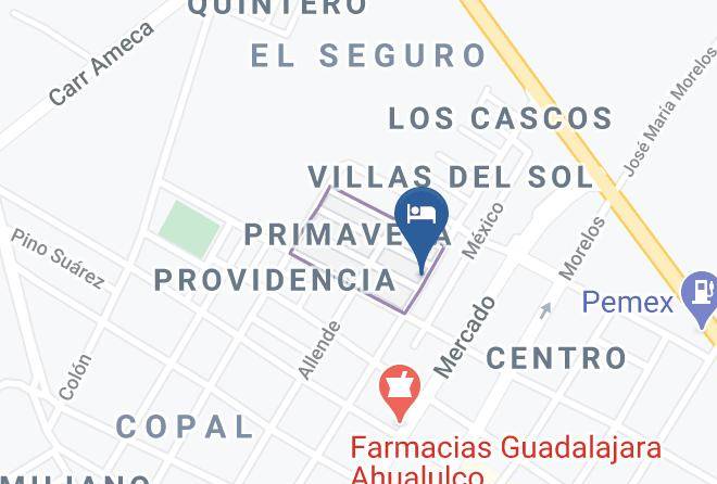 Ahualulco De Mercado - Hotel Paris Maps