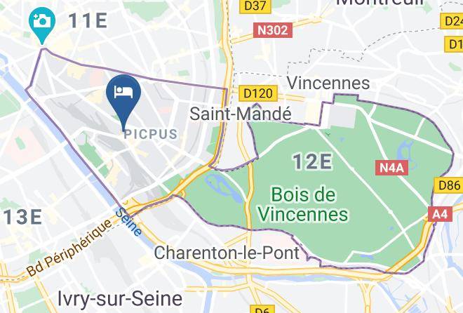 Paris - Hotel Paris Bercy Le 209 Maps