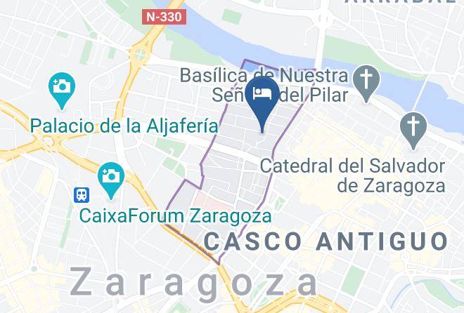 Zaragoza - Hotel Paris Centro Maps